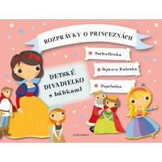 Detská kniha Rozprávky o princeznách- Detské divadielko s bábkami